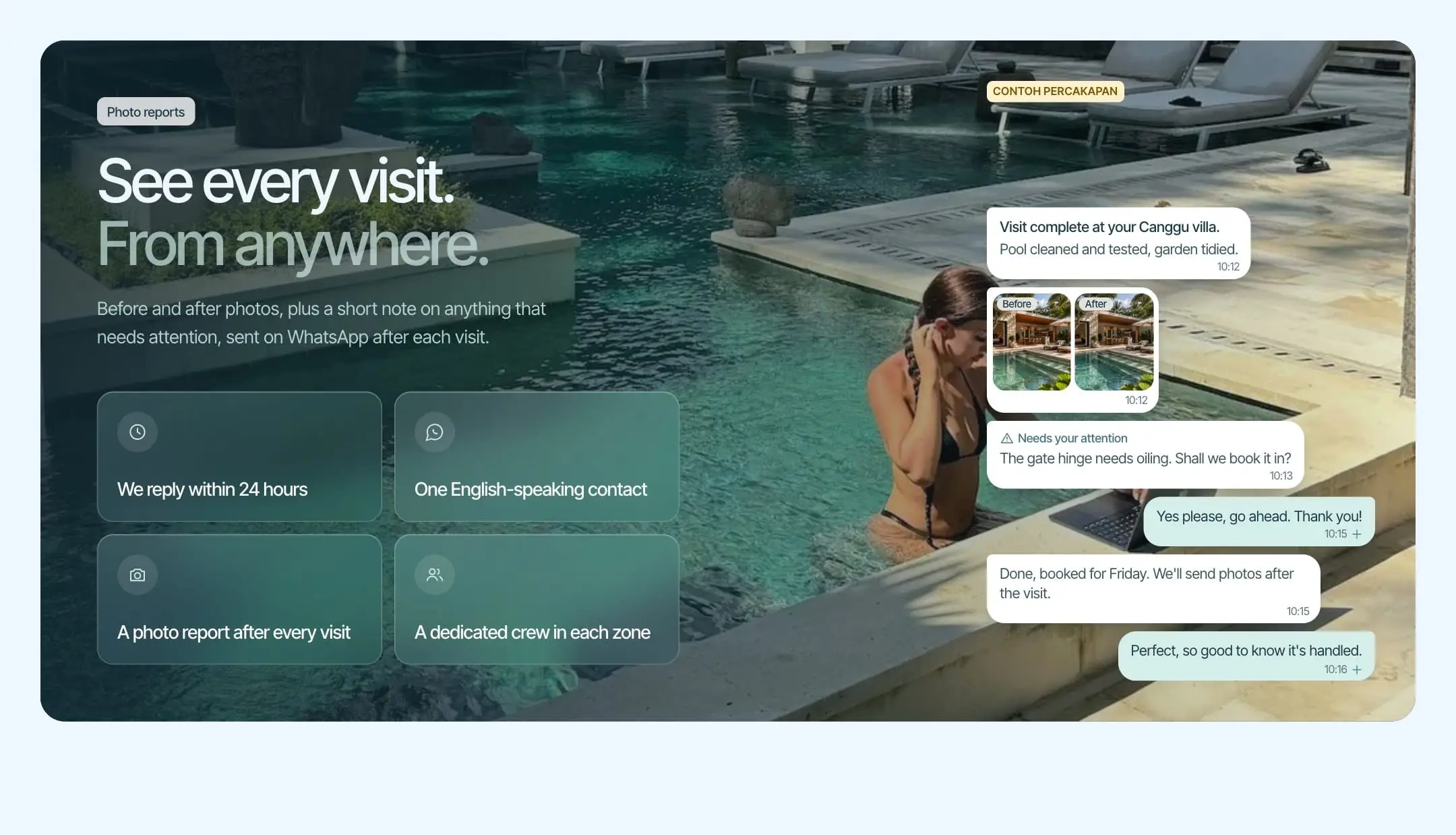 Bali Property Care: Janji yang bisa dilihat.
